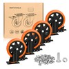 6 Inch Heavy Duty Caster Wheels Load 3000 Lbs with