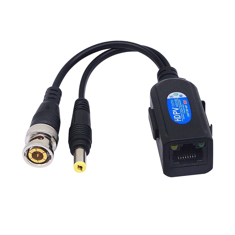 SinLoon 2 Pairs Passive Video HD-TVI/CVI/AHD Balun 1080 P-5 MP