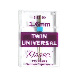 Klasse' Sewing Machine Twin Universal Needle Size 80