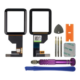 swark Display Glass Front Glass Repair Kit with Connector Compatible with iWatch Series 1 38 mm (1st Generation) Sapphire Crystal Version (No LCD Screen) Includes Tool Kit