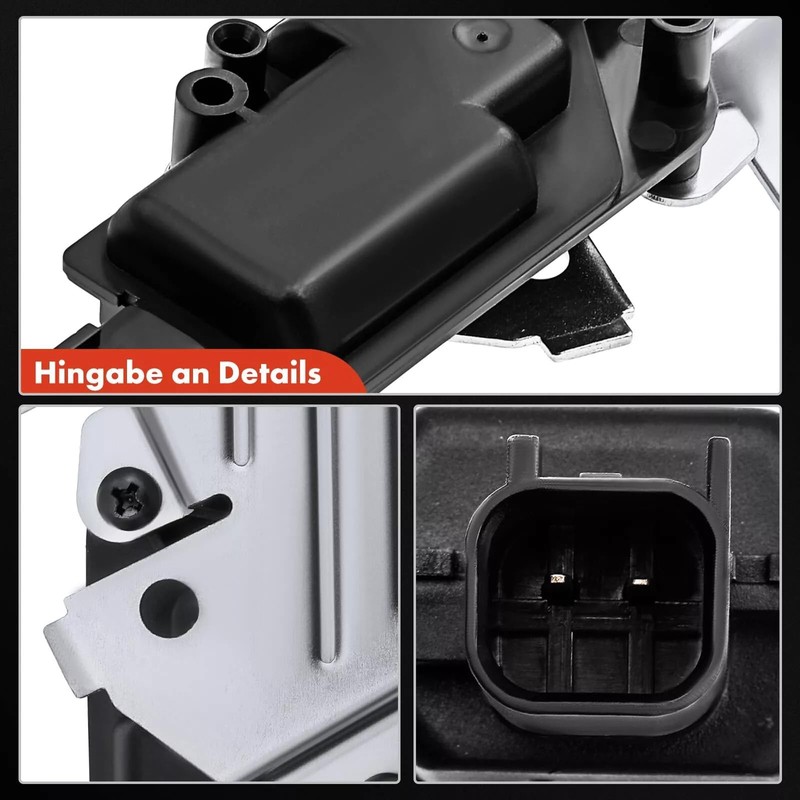 Dixhills Fiesta Heckklappenschloss Stellmotor Kofferraum Hackklappe Schloss Ersatz für F0.RD