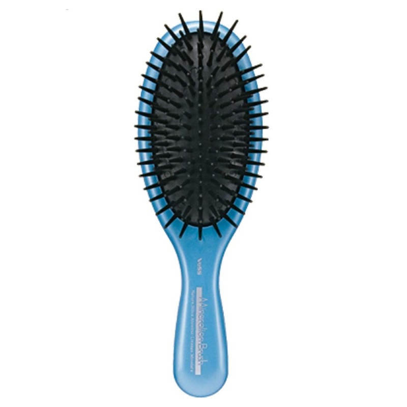 Bess Mineral Ion Poly Hair Brush, Blue