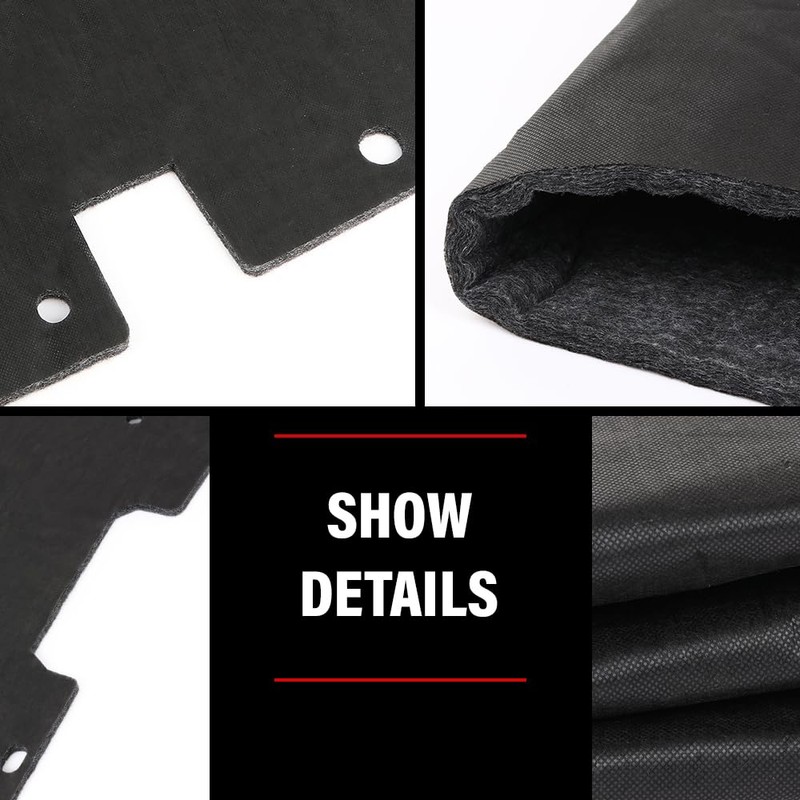 G-PLUS Front Hood Insulation Pad Compatible with Chevy S10/GMC Sanoma
