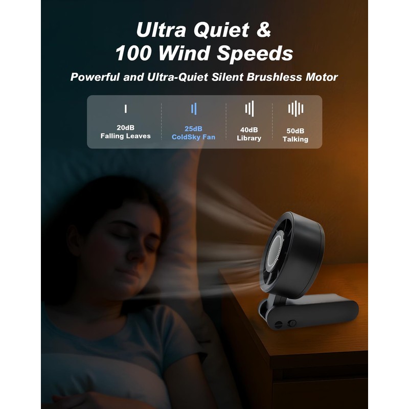 Vryllis Handheld Fan (Black)