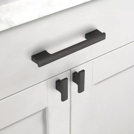 Asidrama 10 Pack 5 Inch(128mm) Oil Rubbed Bronze Kitchen Cabinet Handles, Cabinet Pulls Kitchen Cabinet Hardware for Cupboard Drawer Pulls