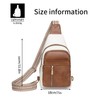 HOSICRON Crossbody Bags for Women Trendy, Leather Sling Bag for
