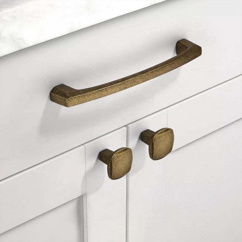 Asidrama 10 Pack 5 Inch(128mm) Champagne Bronze Kitchen Cabinet Handles,