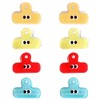 Clips, Set of 8, Acrylic Clips, Cute Student Clips, Document