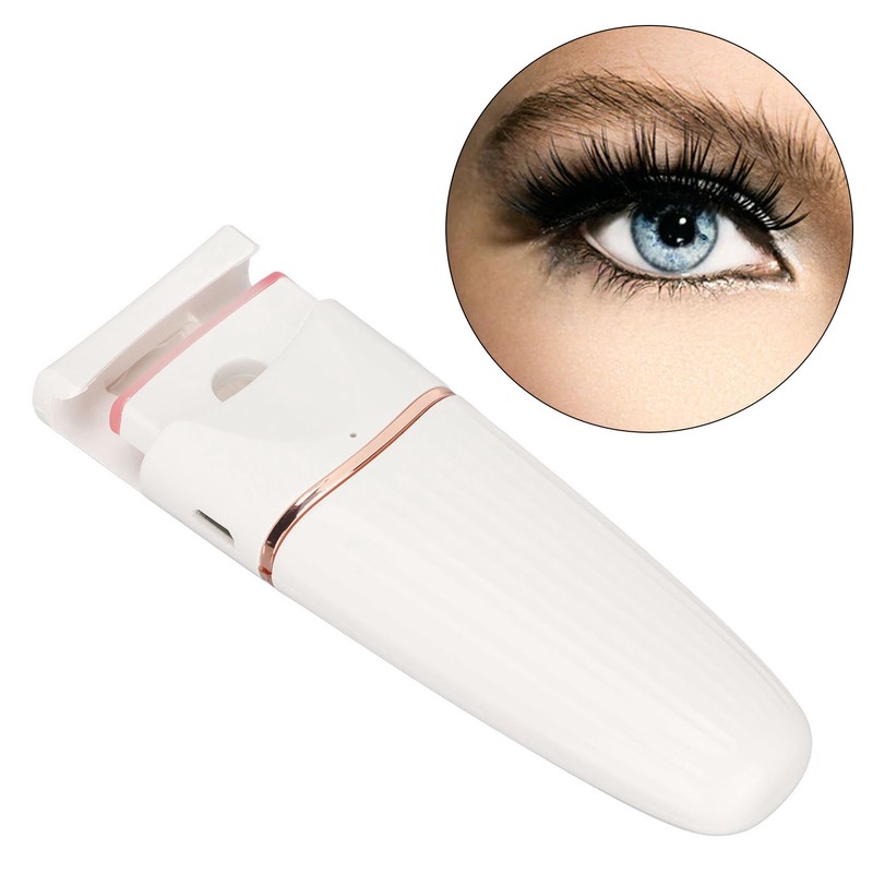 Electric Heated Eyelash Curler USB Charging Long Lasting Curl Fast