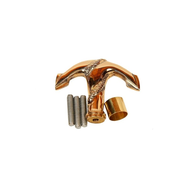 Solid Brass Victorian Anchor Handle Antique Style Vintage Walking Canes