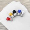 SG Store 10pcs Presta Valve Adapter with Caps, Aluminum Alloy,