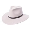 Bigalli 100% Wool Felt Australian Hat for Women Men Crushable