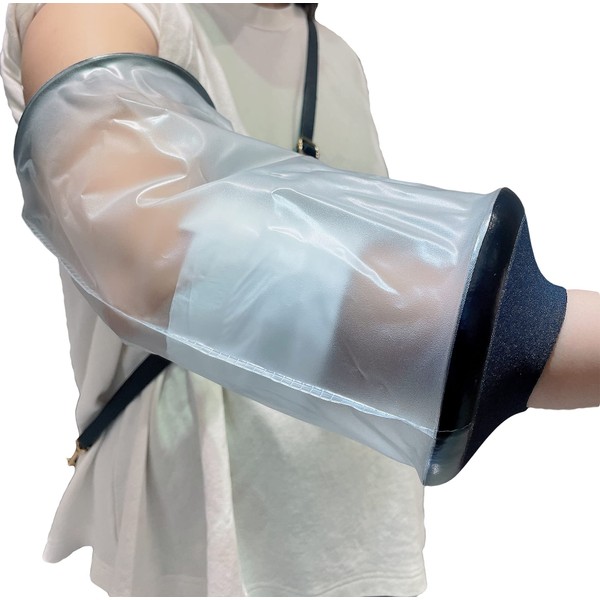 PICC Line Shower Cover Extra Large, PICC Line Shower Cover for Upper Arm, Waterproof Arm Cast Cover for Chemotherapy Bath, Elbow Surgery