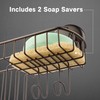 HASKO 2 Pack Shower Caddy Suction Cup with Hooks &