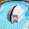Lohill 2pcs Water Plug, Pool Winter Plug Nozzle, Pool Plug