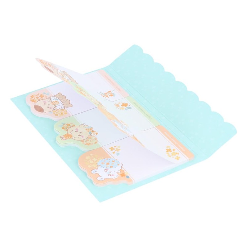 Sunstar Stationery S2840758 Chiikawa Sticky Notes, Die Cut, Mint