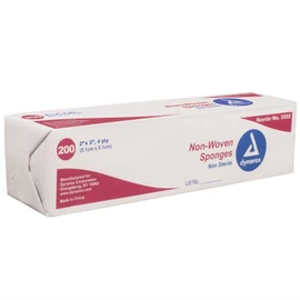 Non-Woven Sponge, N/S 4Ply - 2x2-200/Box - 2 Pack (2)