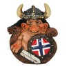 Generisch Troll in Viking Ship, Norge Troll, Indoor Figure, 9
