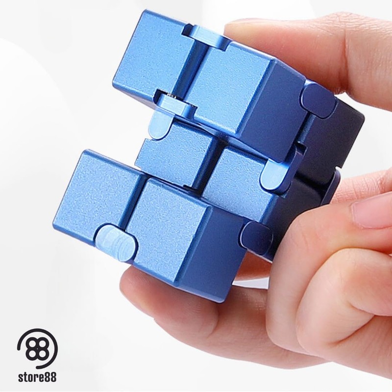 store88 Infinity Cube Aluminum Stress Relief Hand Play for Adults