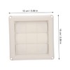 jojofuny 4 Inch Outdoor Airflow Vent Cover Rustproof Dryer Vent