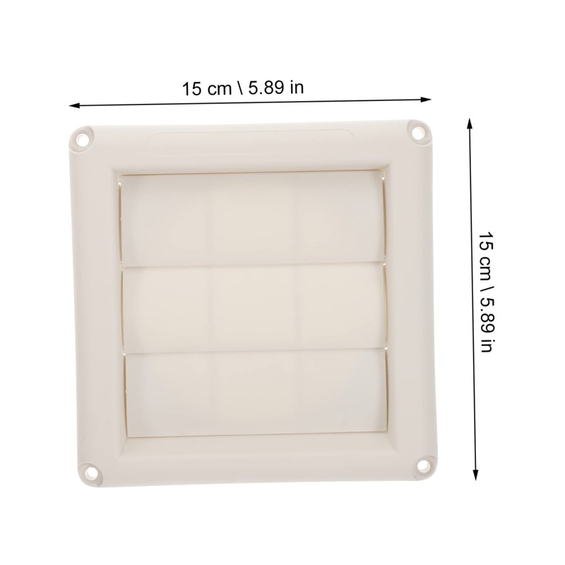 jojofuny 4 Inch Outdoor Airflow Vent Cover Rustproof Dryer Vent