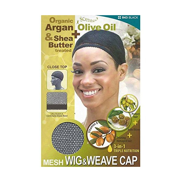 (6 Pack) Qfitt – Premium Wig & Weave Cap #843