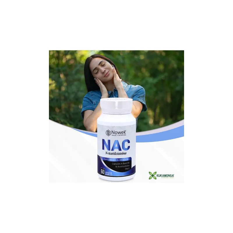 Antioxidante, Nac N-acetilcisteína 60 Cáps 500 Mg | Nowek