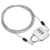 PATIKIL Security Steel Cable with 3 Digit Combination Lock, Travel