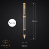 PARKER IM Rollerball Pen | Grey Lacquer with Gold Trims
