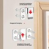 2 Inches Picture Hanger Supports 30lbs - Interlocking Wall Mounting