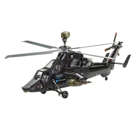 Revell Model Kit I Eurocopter Tiger I James Bond 007 Golden Eye I 116 Pieces I Scale 1:72 I for Children and Adults from 12 Years I with Brush and Colours