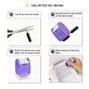 Miseyo Dashed Handwriting Lines Practice Roller Stamp,Self-Inking Line Rolling Stamps