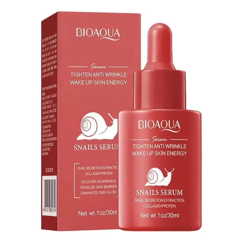 Bioaqua sérum esencia baba de caracol, anti-manchas y antiarrugas