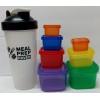 Meal Prep Haven 7 Piece Portion Control Containers Shaker Bottle