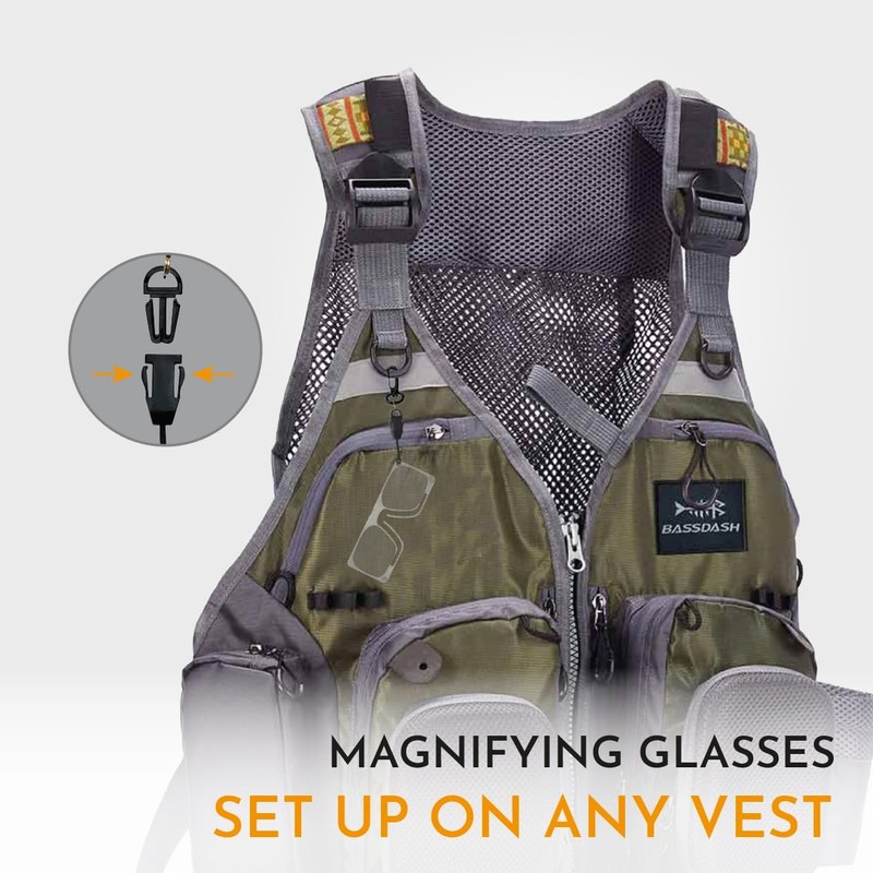 HIPPO OUTDOOR Fly Fishing Sport Glasses with clip release 8270