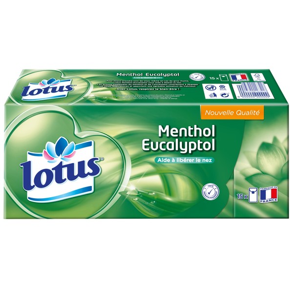 Lotus Menthol - Mouchoirs Etuis