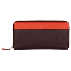 J. Wilson London Ladies RFID Protection Real Leather Purse Card Women Wallet Zip Coin Pocket