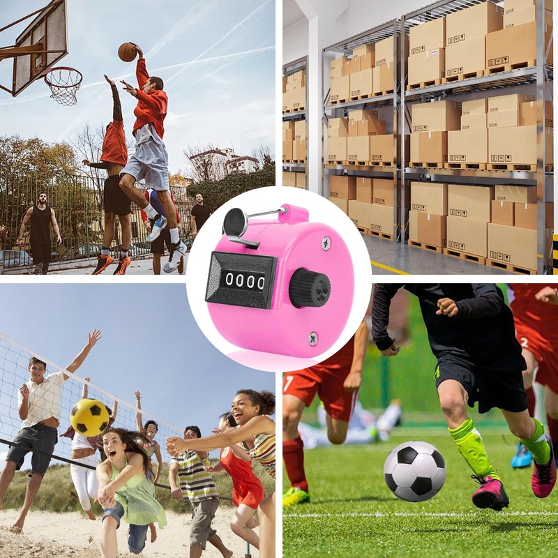 LICQIC 4-digit Clicker Counter, Handheld Counters, Tally Counter, for Counting,