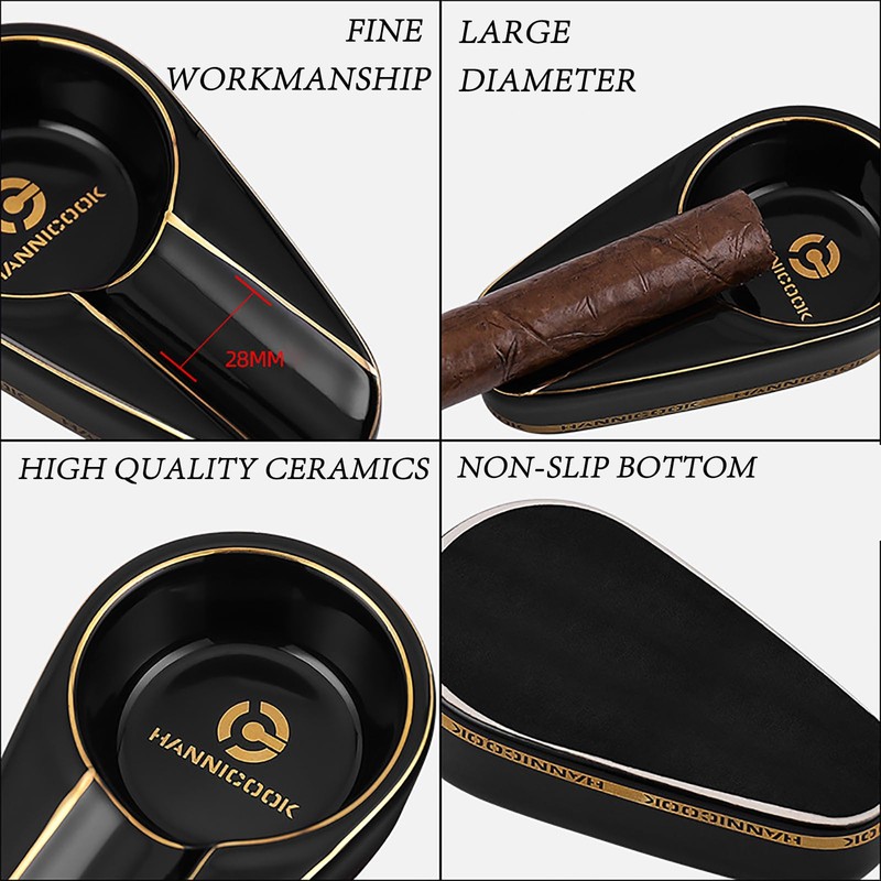 Wohlstand Cigar Cutter, Stainless Steel Cigar Cutter, Double Blade Cigar
