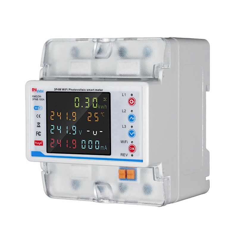 Tuya WiFi Intelligent Circuit Breaker Automatic Reclosure Protector 3P4W Power
