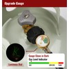 CALPOSE 3 Feet Propane Refill Adapter Hose with Gauge and