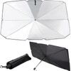 Car Windscreen Sunshade - Foldable Parasol, 360° Rotatable Flexible Rod,