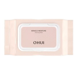 O Hui 오휘 미라클 모이스처 클렌징 시트 60매(228g) /클렌징티슈 O Hui Miracle Moisture Cleansing Sheet 60 Sheets (228g) / Cleansing Tissue