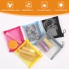 Calkkrer 4 Piece Mini Mesh Bags with Zipper, Small Cosmetic