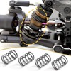 4pcs Remote Control Car Springs, Dark Grey Metal Spring Remote