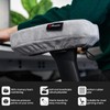 Arozzi アームレストパッド Memory Foam Armrest Pads Gray アームピロー メモリーファーム採用 調整可能なゴムバンド付属
