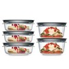 Rubbermaid Rubbermaid Premier Food Storage Container, 10 Piece Set, Grey