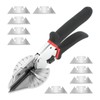 Multi Angle Miter Shears Cutter, Trim Cutter with 10 Blades,