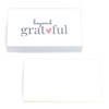 ITZAMNA Chic Gratitude Note Cards 100 Cards Business Card Size