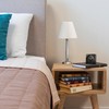 ZEON Travel Analogue Alarm Clock with Light and Snooze Function,